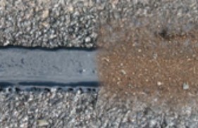 Kaltvergussmasse asphalt