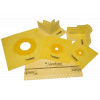 weber.tec 828 - Dichtbandsortiment "G" (gelocht) - Dehnzonenmanschette (15x15 cm) - 1Stück