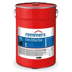 Remmers Deckfarbe - schwarz, 10 ltr