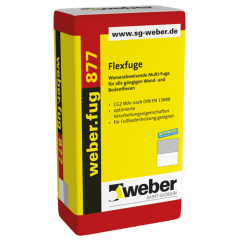 weber.fug 877 - Flexfuge - 15 kg - anthrazit