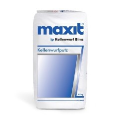 maxit ip Kellenwurf Bims - Kellenwurfputz, weiß - 30kg