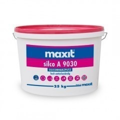 maxit silco A 9030 K - Siliconharz-Scheibenputz, außen, weiß - 25kg