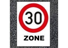 BORNIT Verkehrszeichen VZ 274.1 Tempo-30-Zone